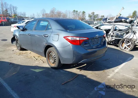 2014 Toyota Corolla Le z USA, uszkodzony, nr VIN 5YFBURHE2EP138041